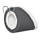 Amaca per Gatti 48x35x35 cm da Termosifone o Finestra Grigio e Bianco-8