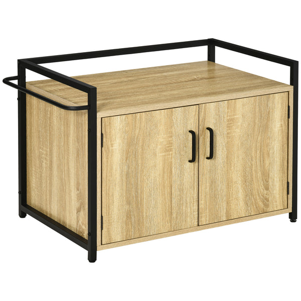 acquista Katzentoilette 82,3x51x54 cm aus Spanplatte und Stahl