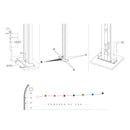 Doccia Solare da Giardino 40L Miscelatore Nebulizzatore e Lavapiedi Arkema Dada S Cherry-7