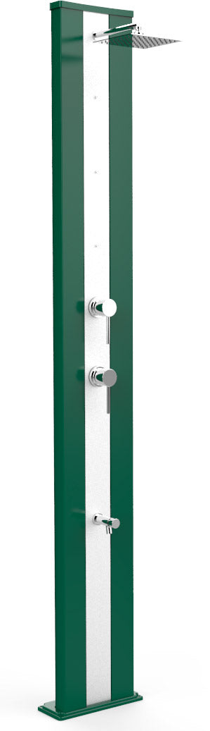 prezzo Doccia da Giardino Miscelatore Nebulizzatore e Lavapiedi Arkema Dada S Fascia Inox Verde scuro