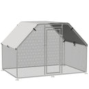 Pollaio Gabbia per Galline da Esterno 280x193,5x195 cm in Metallo-1