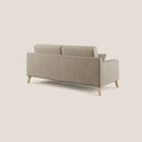 Divano 2 Posti 146x95x91 cm Danish in Tessuto Beige-5