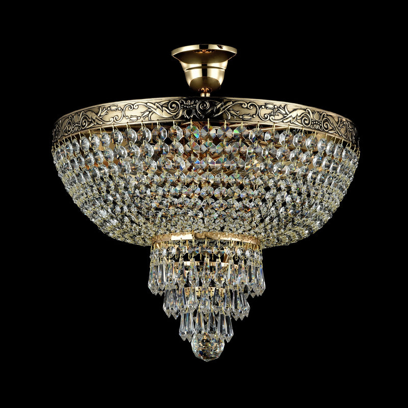 Lampadario Royal Classic in Metallo Palace Oro Antique-3