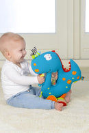 Dino Peluche per Bambini con Suoni Dolce Blu-2