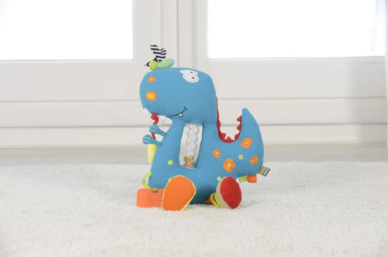 Dino Peluche per Bambini con Suoni Dolce Blu-5