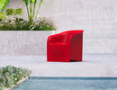 Poltrona Sedia da Giardino 69x72 cm in Resina Arkema Lady Antracite-2