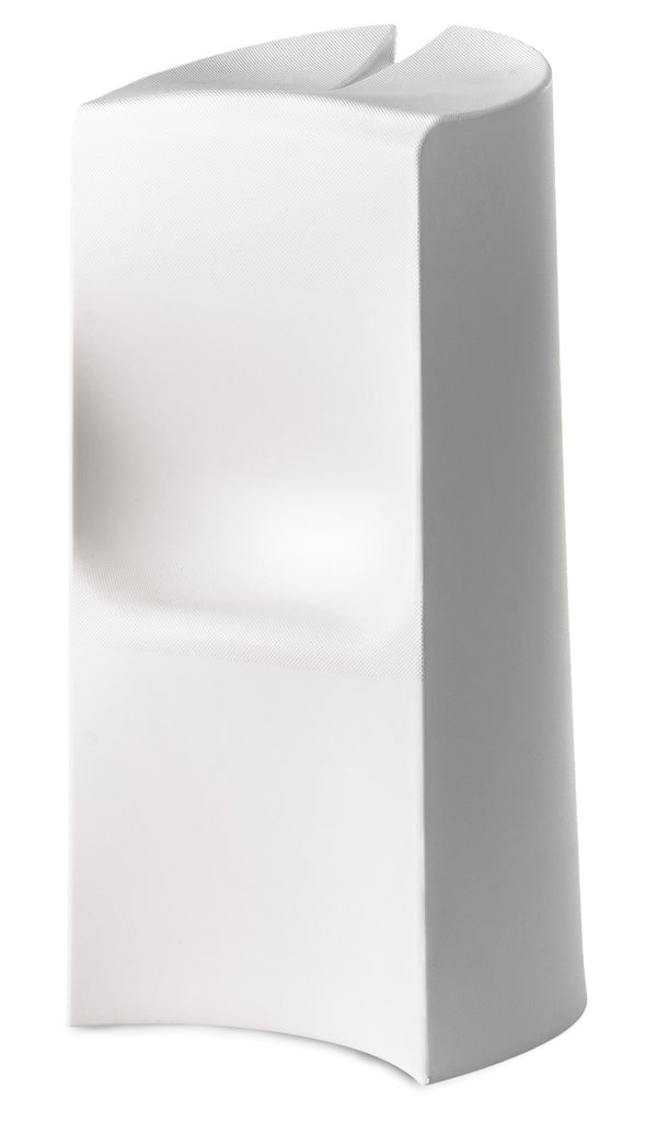 sconto Sgabello Alto da Giardino 40x82 cm in Resina Arkema Kalispera Bianco