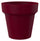 Vaso Ø80x72 cm in Resina Arkema POT S Ruby