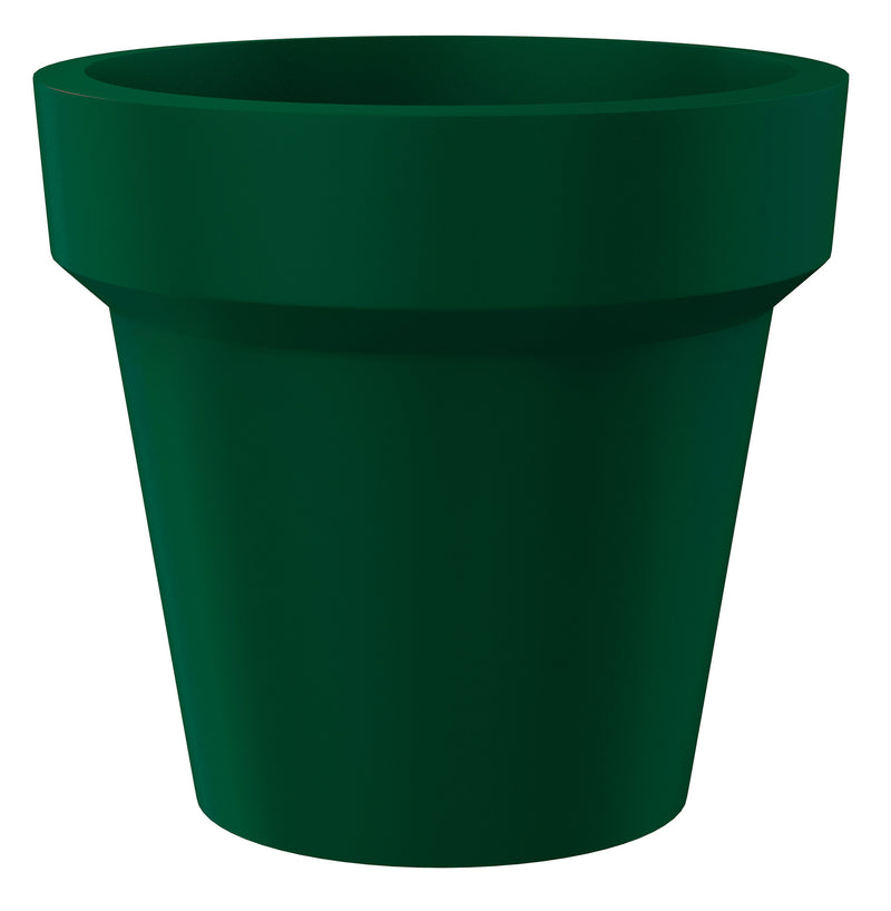 Vaso Ø160x148 cm in Resina Arkema POT XL Verde Scuro-1