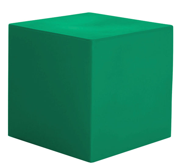 online Pouf da Giardino 50x50 cm in Resina Arkema Iris Pouf Verde Scuro