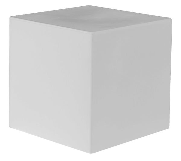 Pouf da Giardino 50x50 cm in Resina Arkema Iris Pouf Bianco online