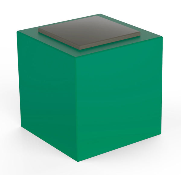 Pouf da Giardino 50x50 cm con Cuscino in Resina Arkema Iris Comfort Verde Scuro prezzo