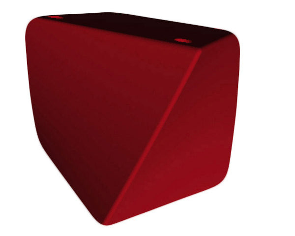 Pouf da Giardino 45x45 cm in Resina Arkema Twisty Pouf Ruby sconto