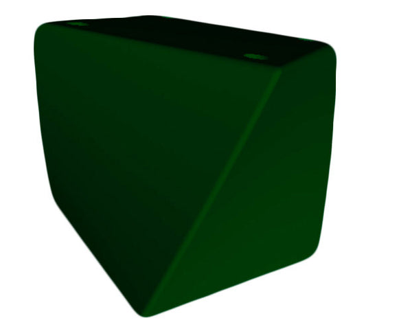 sconto Pouf da Giardino 45x45 cm in Resina Arkema Twisty Pouf Verde Scuro