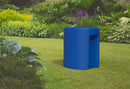 Sgabello da Giardino 41x45 cm in Resina Arkema Kami Blue-2