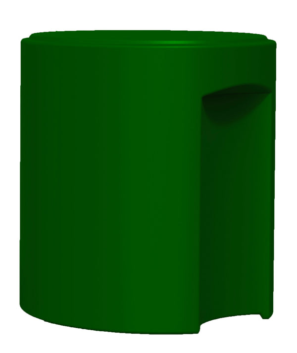 sconto Sgabello da Giardino 41x45 cm in Resina Arkema Kami Verde Scuro