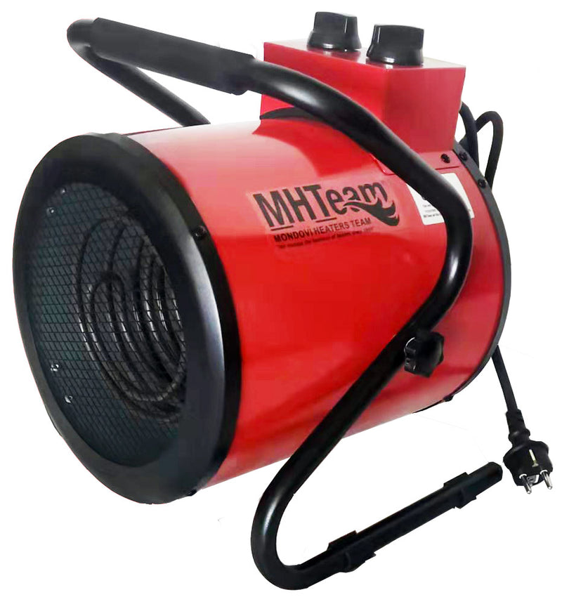 Generatore di Aria Calda 3000W Riscaldatore Elettrico Industriale Rosso-1