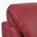 Poltromna Relax Reclinabile Manuale in Similpelle Marta Burgundy-4