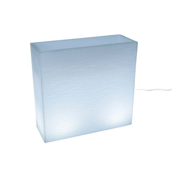 Vaso Luminoso da Esterno 79x74,7x29,1 cm In Polietilene Elegnace Led Bianco Freddo sconto