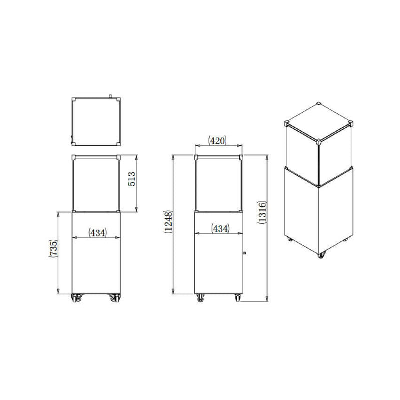 Stufa da Esterno a Gas GPL Effetto Camino 131,6x43,4x43,4 cm 7,3 kW in Acciaio Italkero Etna Nera-5