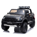 Macchina Elettrica per Bambini 2 posti 12V Ford Ranger Raptor Nera-1