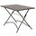 Tisch Bristol 110x70x72 h cm aus Tortora-Stahl