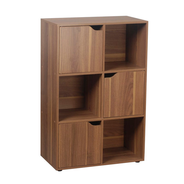 prezzo Libreria Mobiletto 6 Scomparti 59.6x29x90.5 cm in Legno MDF Naturale