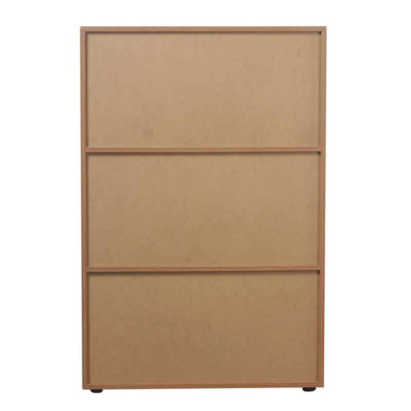 Libreria Mobiletto 6 Scomparti 59.6x29x90.5 cm in Legno MDF Naturale-4