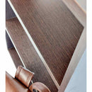 Scrivania da Ufficio 3 Cassetti 3 Ripiani 120x59x72 cm in Legno MDF Marrone Scuro-5