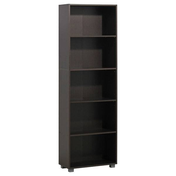 Libreria 5 Ripiani 60x30x189 cm in Legno MDF Marrone Scuro sconto