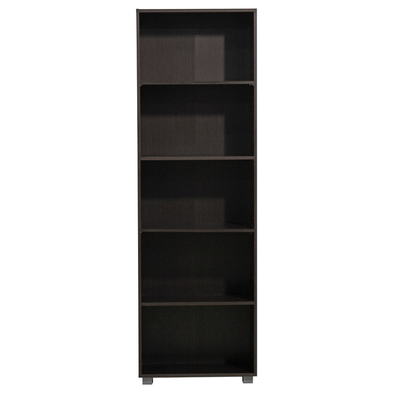 Libreria 5 Ripiani 60x30x189 cm in Legno MDF Marrone Scuro-3