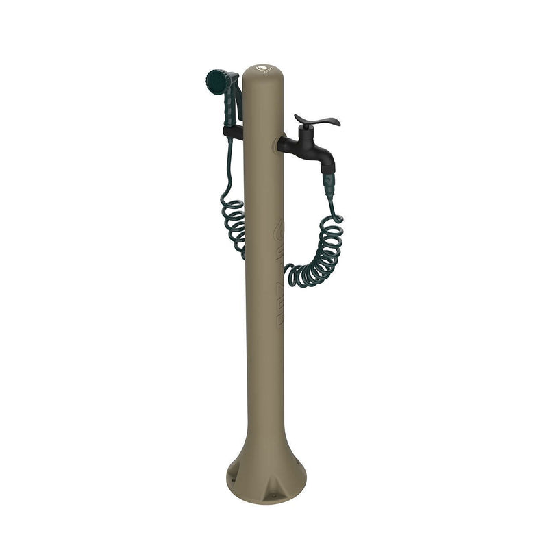 Fontana da Giardino con Rubinetto Tubo Flessibile e Pistola 8 Getti Sined Acqua Pro Tortora-1