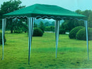 Gazebo da Giardino 3x4m in Metallo Copertura in Poliestere Morel Parasole Verde-1