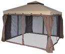 Gazebo da Giardino 3x3m in Alluminio Morel Denver Marrone-1