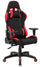 Ergonomischer Gaming-Stuhl 72 x 57 x 134 cm in schwarzem und rotem Stoff