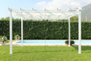 Pergola da Giardino 3x4 m in Alluminio Bianco-6