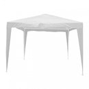 Gazebo Eco 3x3 m in Acciaio Bianco-1