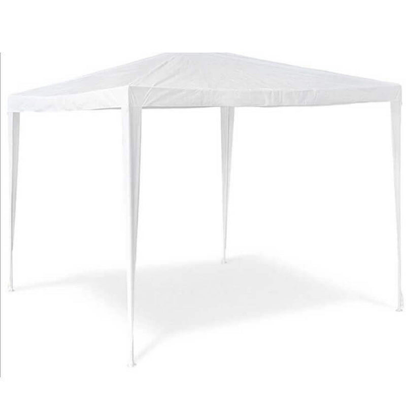 Gazebo Eco 3x3 m in Acciaio Bianco-2