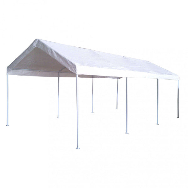 prezzo Auto-Pavillon 3 x 6 m aus weißem Stahl