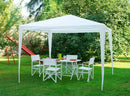 Gazebo da Giardino in Ferro 3x3m Vorghini Promo Bianco-2