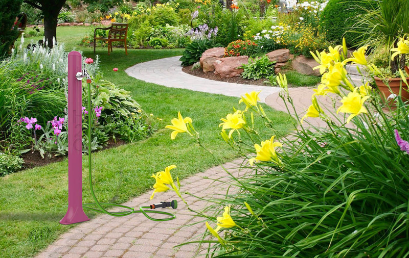 Fontana da Esterno con Rubinetto Arkema H2O Fuxia-2