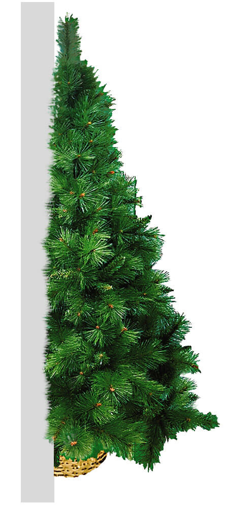 Albero di Natale Artificiale da Parete Basket Verde Varie Misure-2