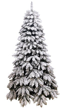 Albero di Natale Artificiale Innevato Tarvisio Floccato Varie Misure-1