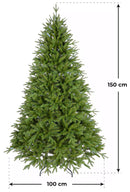 Albero di Natale Artificiale Pino Fresh Verde Varie Misure-2