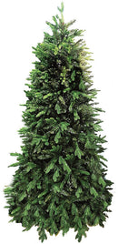 Albero di Natale Artificiale Pino Fresh Three Slim Verde Varie Misure-1