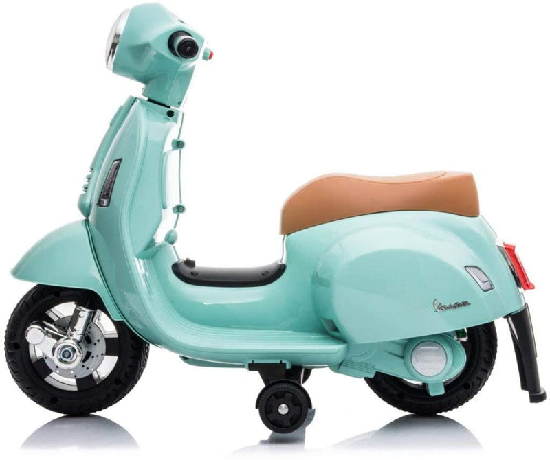 Piaggio Mini Vespa GTS Elettrica 6V per Bambini Verde-2