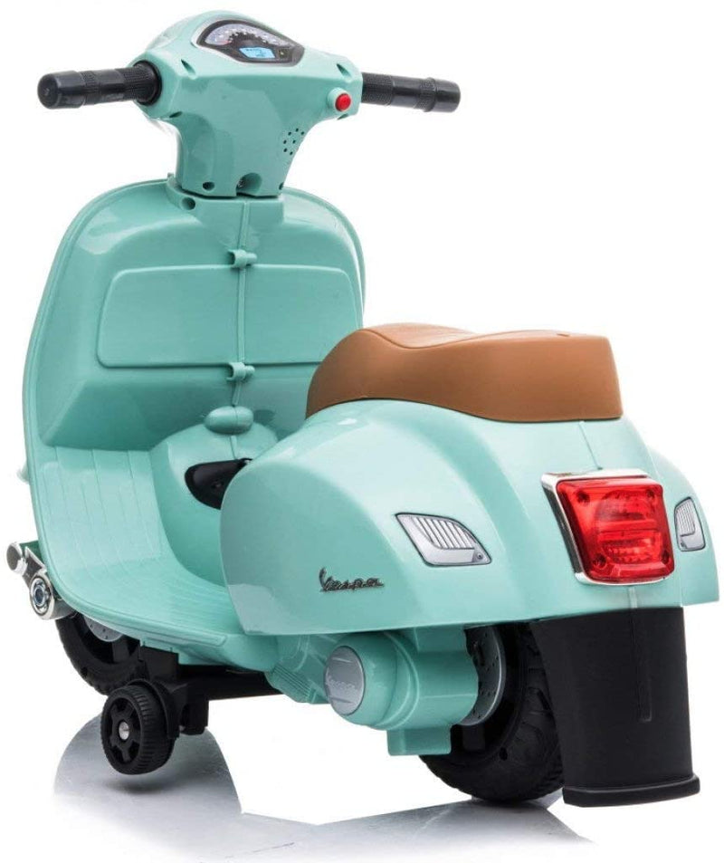 Piaggio Mini Vespa GTS Elettrica 6V per Bambini Verde-3