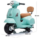 Piaggio Mini Vespa GTS Elettrica 6V per Bambini Verde-5