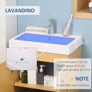 Mobile Bagno sotto Lavabo con Lavello 60x41,5x88 cm in Truciolato Naturale-5