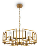 House Pendelleuchte in Gold Bowi Metal